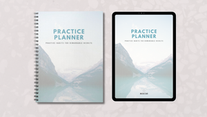 Musician's Practice Planner (PRINT & DIGITAL BUNDLE)