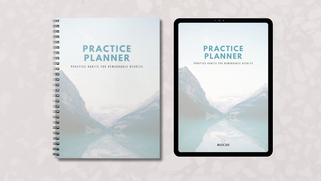 Musician's Practice Planner (PRINT & DIGITAL BUNDLE)