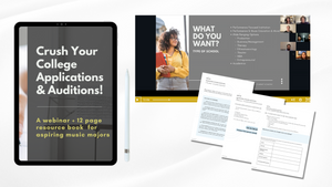 College Application & Audition Resource Book + Webinar Replay