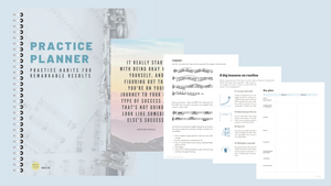 Clarinet Practice Planner (PRINT & DIGITAL BUNDLE)