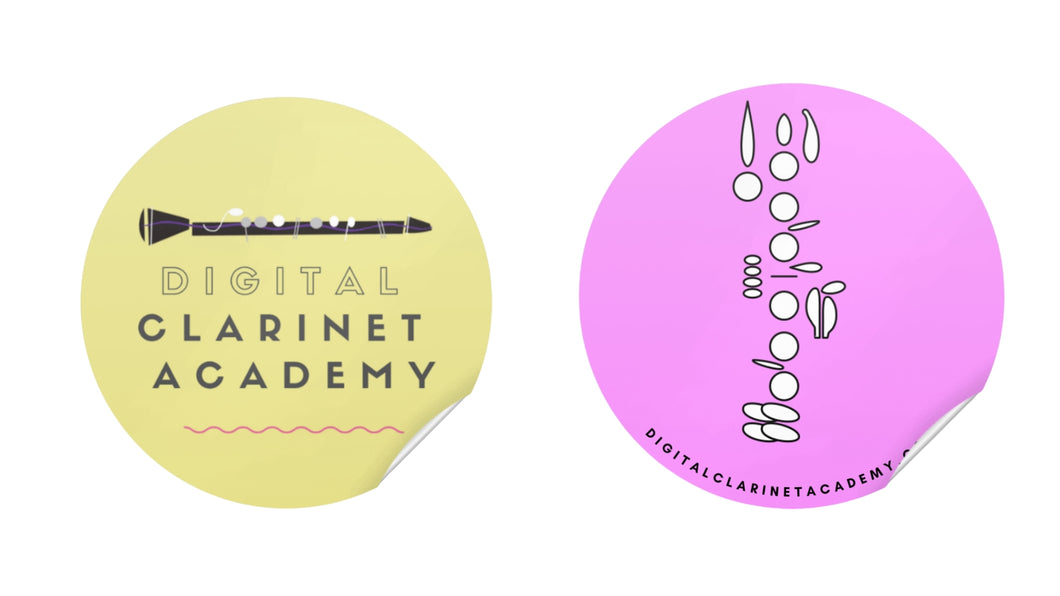 Digital Clarinet Academy Sticker Bundle!